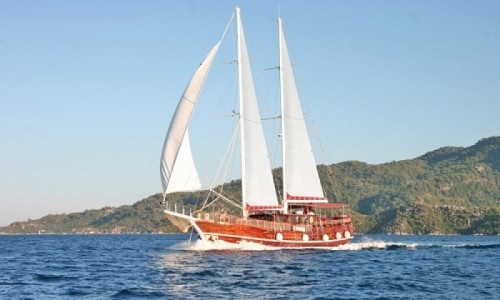 Meltemi during gulet cruises