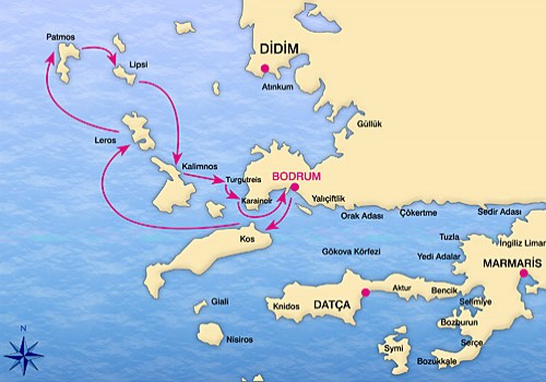 Bodrum-North Dodecanese Yacht Cruise