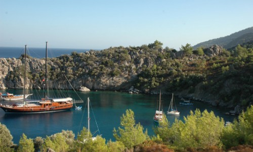 Goleta cruceros en Gocek